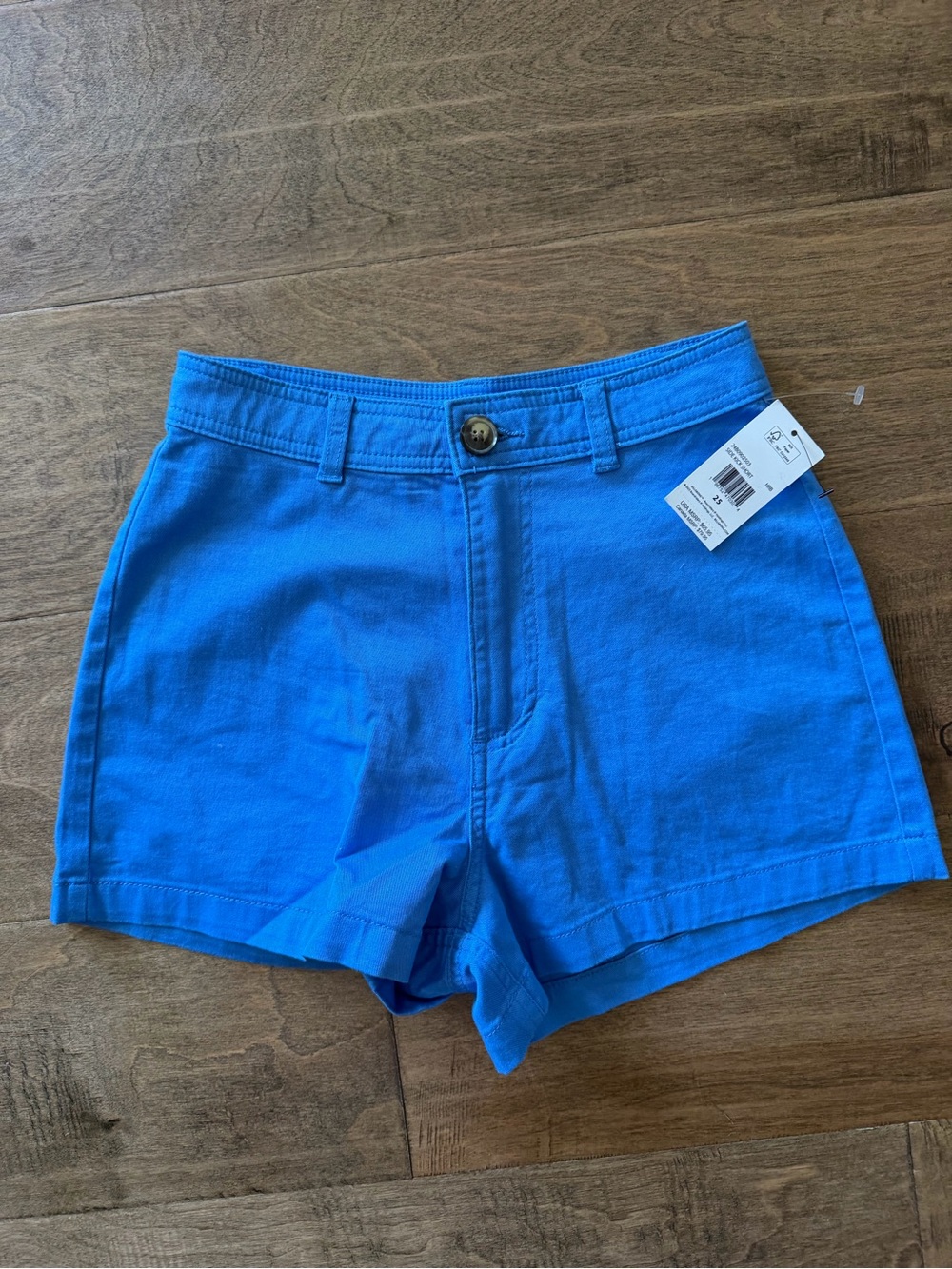 Billabong Women's High-Waist Electric Blue Shorts, size 25, NWT